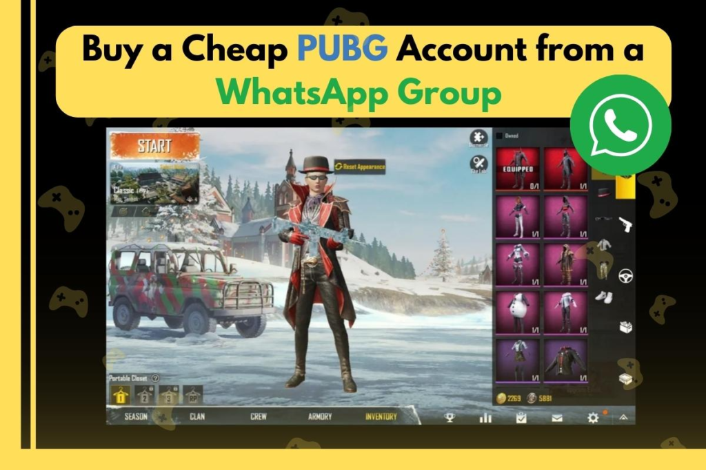 How to Buy a Cheap PUBG Account from a WhatsApp Group?