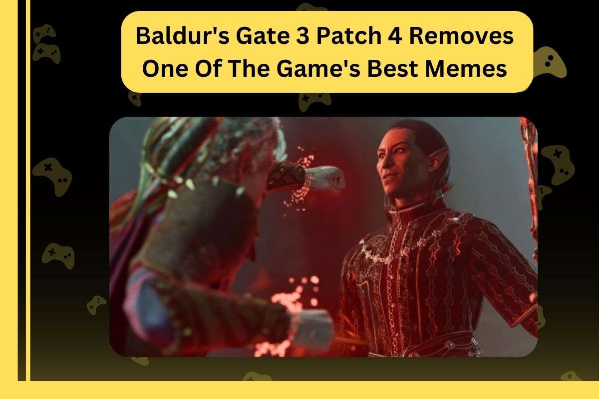 Baldur's Gate 3 Patch 4 Removes One Of The Game's Best Memes